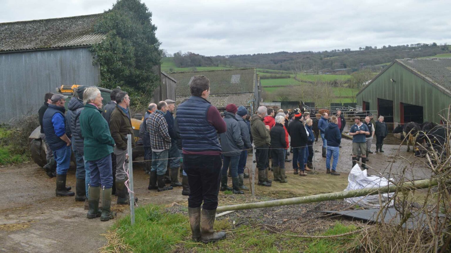 We held our first Farm walk and discussion of 2022 on Tuesday 8th February at North Waterhayne Farm as guests of Jim and Lorna Burdge.